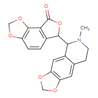 Chemical structure of 10-{6-methyl-2H,5H,6H,7H,8H-[1,3]dioxolo[4,5-g]isoquinolin-5-yl}-3,5,11-trioxatricyclo[7.3.0.0²,⁶]dodeca-1(9),2(6),7-trien-12-one - CSSB00020668875