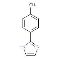 Chemical structure of 2-(4-methylphenyl)-1H-imidazole - CSSB00011393227