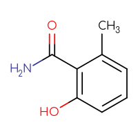 Chemical structure of 2-hydroxy-6-methylbenzamide - CSSB00009879446