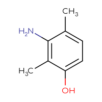 Chemical structure of 3-amino-2,4-dimethylphenol - CSSB00000124604