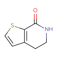 Chemical structure of 4H,5H,6H,7H-thieno[2,3-c]pyridin-7-one - CSSB00009846158