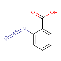 Chemical structure of 2-azidobenzoic acid - CSSB00009827904