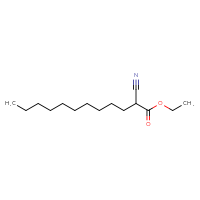 Chemical structure of ethyl 2-cyanododecanoate - CSSB00001709835