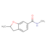 Chemical structure of N,2-dimethyl-2,3-dihydro-1-benzofuran-6-carboxamide - CSSB06624596883