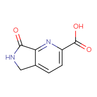 Chemical structure of 7-oxo-5H,6H,7H-pyrrolo[3,4-b]pyridine-2-carboxylic acid - CSSB00010935647