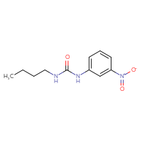 Chemical structure of 3-butyl-1-(3-nitrophenyl)urea - CSSB00000586401