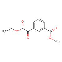 Chemical structure of methyl 3-(2-ethoxy-2-oxoacetyl)benzoate - CSSB21103686736
