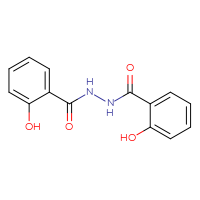 Chemical structure of 2-hydroxy-N'-(2-hydroxybenzoyl)benzohydrazide - CSSB00020670552