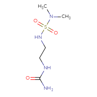 Chemical structure of {2-[(dimethylsulfamoyl)amino]ethyl}urea - CSSB00017104020