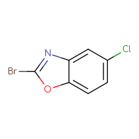 Chemical structure of 2-bromo-5-chloro-1,3-benzoxazole - CSSB00010128480