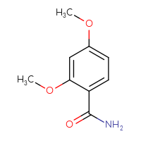 Chemical structure of 2,4-dimethoxybenzamide - CSSB00000162251