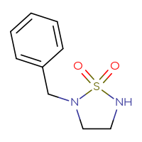 Chemical structure of 2-benzyl-1λ⁶,2,5-thiadiazolidine-1,1-dione - CSSB00010138323