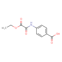 Chemical structure of 4-(2-ethoxy-2-oxoacetamido)benzoic acid - CSSB00020589387