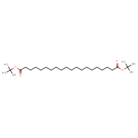 Chemical structure of 1,20-di-tert-butyl icosanedioate - CSSB06629247468