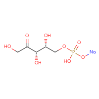 Chemical structure of (sodiooxy)({[(2R,3S)-2,3,5-trihydroxy-4-oxopentyl]oxy})phosphinic acid - CSSB02515454662