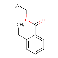 Chemical structure of ethyl 2-ethylbenzoate - CSSB00011997390