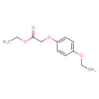 Chemical structure of ethyl 2-(4-ethoxyphenoxy)acetate - CSSB00000171012