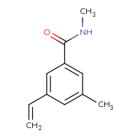 Chemical structure of 3-ethenyl-N,5-dimethylbenzamide - CSSB03219875961