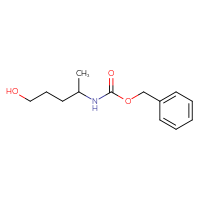 Chemical structure of benzyl N-(5-hydroxypentan-2-yl)carbamate - CSSB00012725055