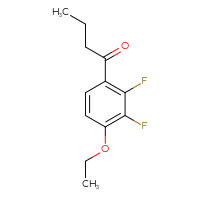 Chemical structure of 1-(4-ethoxy-2,3-difluorophenyl)butan-1-one - CSSB20813991671