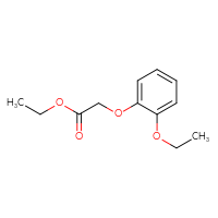 Chemical structure of ethyl 2-(2-ethoxyphenoxy)acetate - CSSB00000171008