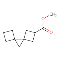 Chemical structure of methyl dispiro[3.0.3⁵.1⁴]nonane-2-carboxylate - CSSB02127149366