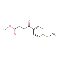 Chemical structure of methyl 4-[4-(methylsulfanyl)phenyl]-4-oxobutanoate - CSSB00000001036