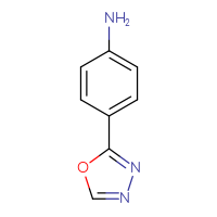 Chemical structure of 4-(1,3,4-oxadiazol-2-yl)aniline - CSSB00000246548
