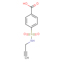Chemical structure of 4-[(prop-2-yn-1-yl)sulfamoyl]benzoic acid - CSSB00000176801