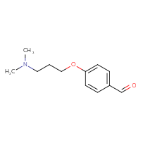 Chemical structure of 4-[3-(dimethylamino)propoxy]benzaldehyde - CSSB00011202915