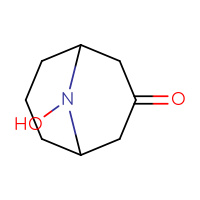 Chemical structure of 9-hydroxy-9-azabicyclo[3.3.1]nonan-3-one - CSSB00010448384