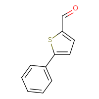 Chemical structure of 5-phenylthiophene-2-carbaldehyde - CSSB00000185246