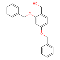 Chemical structure of [2,4-bis(benzyloxy)phenyl]methanol - CSSB00010195145