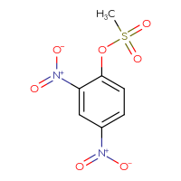 Chemical structure of 2,4-dinitrophenyl methanesulfonate - CSSB00011073262