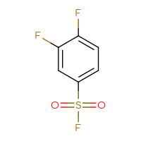 Chemical structure of 3,4-difluorobenzene-1-sulfonyl fluoride - CSSB00010300990