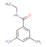Chemical structure of 3-amino-N-ethyl-5-methylbenzamide - CSSB00013322040