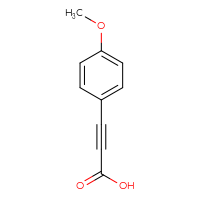 Chemical structure of 3-(4-methoxyphenyl)prop-2-ynoic acid - CSSB00000185621
