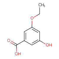 Chemical structure of 3-ethoxy-5-hydroxybenzoic acid - CSSB00009926434