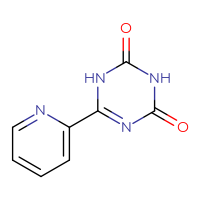 Chemical structure of 6-(pyridin-2-yl)-1,2,3,4-tetrahydro-1,3,5-triazine-2,4-dione - CSSB00000118858