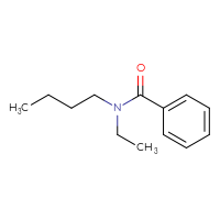 Chemical structure of N-butyl-N-ethylbenzamide - CSSB00000161623
