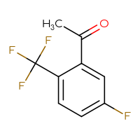 Chemical structure of 1-[5-fluoro-2-(trifluoromethyl)phenyl]ethan-1-one - CSSB00011218360