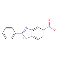 Chemical structure of 5-nitro-2-phenyl-1H-1,3-benzodiazole - CSSB00000388093