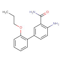 Chemical structure of 4-amino-2'-propoxy-[1,1'-biphenyl]-3-carboxamide - CSSB06592852333