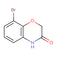 Chemical structure of 8-bromo-3,4-dihydro-2H-1,4-benzoxazin-3-one - CSSB00012355675