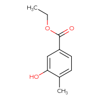 Chemical structure of ethyl 3-hydroxy-4-methylbenzoate - CSSB00011213120
