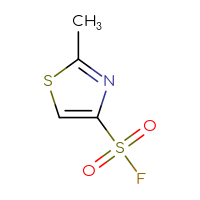 Chemical structure of 2-methyl-1,3-thiazole-4-sulfonyl fluoride - CSSB00015369150