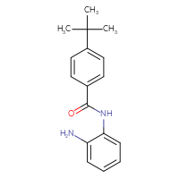 Chemical structure of N-(2-aminophenyl)-4-tert-butylbenzamide - CSSB00000737288