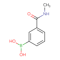 Chemical structure of [3-(methylcarbamoyl)phenyl]boronic acid - CSSB00000040640