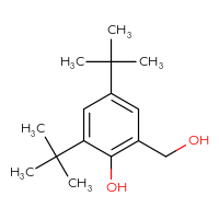 Chemical structure of 2,4-di-tert-butyl-6-(hydroxymethyl)phenol - CSSB00020649477