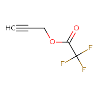 Chemical structure of prop-2-yn-1-yl 2,2,2-trifluoroacetate - CSSB00015378061